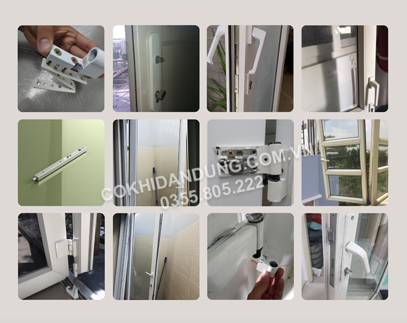 sửa cửa nhựa lõi thép quận 1